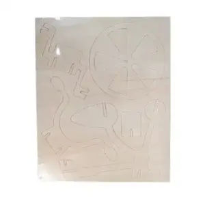 پازل سه بعدی چوبی دوچرخه